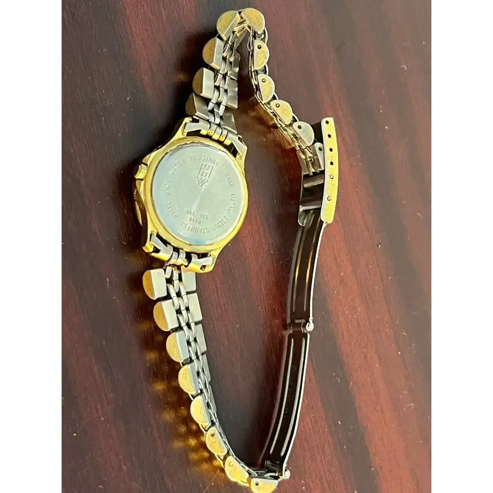VTG Helbros Quartz Watch Two Toned Water Resistant Not Tested Read